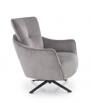 Design Plus Studio Kuchni & Salon Meblowy | SCAMPI fotel wypoczynkowy, popielaty (1p1szt) | 5905248135550