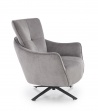 Design Plus Studio Kuchni & Salon Meblowy | SCAMPI fotel wypoczynkowy, popielaty (1p1szt) | 5905248135550