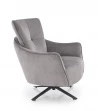 Design Plus Studio Kuchni & Salon Meblowy | SCAMPI fotel wypoczynkowy, popielaty (1p1szt) | 5905248135550