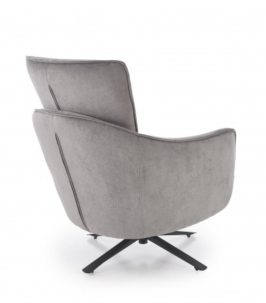 Design Plus Studio Kuchni & Salon Meblowy | SCAMPI fotel wypoczynkowy, popielaty (1p1szt) | 5905248135550