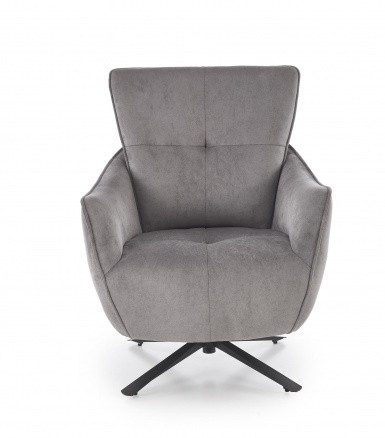 Design Plus Studio Kuchni & Salon Meblowy | SCAMPI fotel wypoczynkowy, popielaty (1p1szt) | 5905248135550