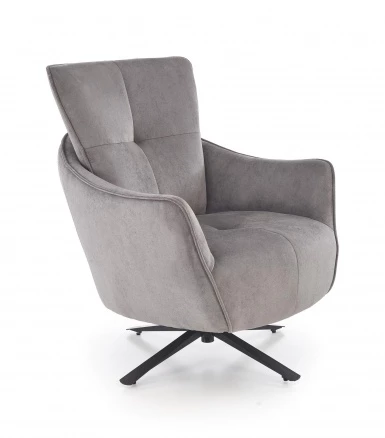 Design Plus Studio Kuchni & Salon Meblowy | SCAMPI fotel wypoczynkowy, popielaty (1p1szt) | 5905248135550
