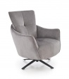 Design Plus Studio Kuchni & Salon Meblowy | SCAMPI fotel wypoczynkowy, popielaty (1p1szt) | 5905248135550