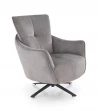 Design Plus Studio Kuchni & Salon Meblowy | SCAMPI fotel wypoczynkowy, popielaty (1p1szt) | 5905248135550