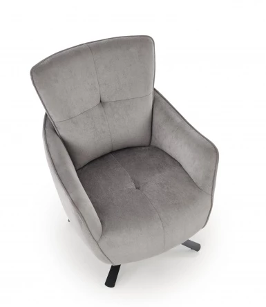 Design Plus Studio Kuchni & Salon Meblowy | SCAMPI fotel wypoczynkowy, popielaty (1p1szt) | 5905248135550