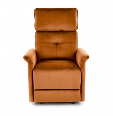 Design Plus Studio Kuchni & Salon Meblowy | SEMIR fotel z funkcja elektrycznego rozkładania / gniazdo USB, cynamonowy (2p1szt) | 2010001201816