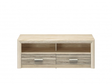Design Plus Studio Kuchni & Salon Meblowy | CASTEL 13 sonoma jasna/MDF sonoma trufel - szfka RTV | 