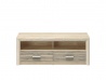 Design Plus Studio Kuchni & Salon Meblowy | CASTEL 13 sonoma jasna/MDF sonoma trufel - szfka RTV | 
