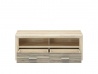 Design Plus Studio Kuchni & Salon Meblowy | CASTEL 13 sonoma jasna/MDF sonoma trufel - szfka RTV | 