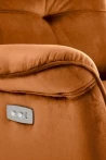 Design Plus Studio Kuchni & Salon Meblowy | SEMIR fotel z funkcja elektrycznego rozkładania / gniazdo USB, cynamonowy (2p1szt) | 2010001201816