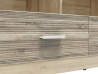 Design Plus Studio Kuchni & Salon Meblowy | CASTEL 13 sonoma jasna/MDF sonoma trufel - szfka RTV | 