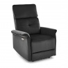 Design Plus Studio Kuchni & Salon Meblowy | SEMIR fotel z funkcja elektrycznego rozkładania / gniazdo USB, czarny (2p1szt) | 2010001201809