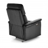 Design Plus Studio Kuchni & Salon Meblowy | SEMIR fotel z funkcja elektrycznego rozkładania / gniazdo USB, czarny (2p1szt) | 2010001201809