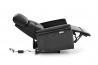 Design Plus Studio Kuchni & Salon Meblowy | SEMIR fotel z funkcja elektrycznego rozkładania / gniazdo USB, czarny (2p1szt) | 2010001201809