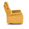 Design Plus Studio Kuchni & Salon Meblowy | SEMIR fotel z funkcja elektrycznego rozkładania / gniazdo USB, musztardowy (2p1szt) | 2010001201830