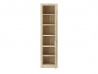 Design Plus Studio Kuchni & Salon Meblowy | Castel 03 prawy sonoma jasna/MDF sonoma trufel - regał | 