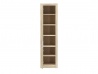Design Plus Studio Kuchni & Salon Meblowy | Castel 03 lewy sonoma jasna/MDF sonoma trufel - regał | 