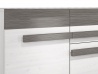 Design Plus Studio Kuchni & Salon Meblowy | BLANCO 06 sosna śnieżna/MDF new grey - komoda | 