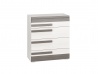 Design Plus Studio Kuchni & Salon Meblowy | BLANCO 08 sosna śnieżna/MDF new grey - komoda | 