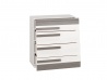 Design Plus Studio Kuchni & Salon Meblowy | BLANCO 08 sosna śnieżna/MDF new grey - komoda | 