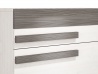 Design Plus Studio Kuchni & Salon Meblowy | BLANCO 08 sosna śnieżna/MDF new grey - komoda | 