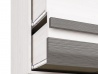 Design Plus Studio Kuchni & Salon Meblowy | BLANCO 08 sosna śnieżna/MDF new grey - komoda | 