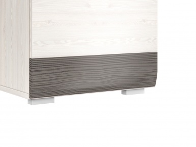 Design Plus Studio Kuchni & Salon Meblowy | BLANCO 11 sosna śnieżna/MDF new grey - biurko | 