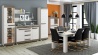 Design Plus Studio Kuchni & Salon Meblowy | BLANCO 11 sosna śnieżna/MDF new grey - biurko | 