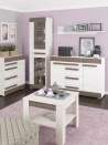 Design Plus Studio Kuchni & Salon Meblowy | BLANCO 11 sosna śnieżna/MDF new grey - biurko | 