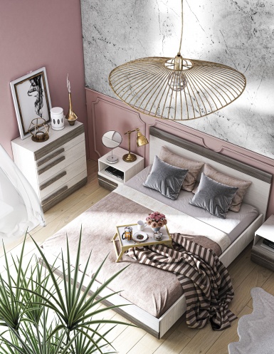 Design Plus Studio Kuchni & Salon Meblowy | BLANCO 11 sosna śnieżna/MDF new grey - biurko | 