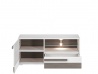 Design Plus Studio Kuchni & Salon Meblowy | BLANCO 10 sosna śnieżna/MDF new grey - szafka RTV | 