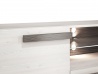 Design Plus Studio Kuchni & Salon Meblowy | BLANCO 10 sosna śnieżna/MDF new grey - szafka RTV | 