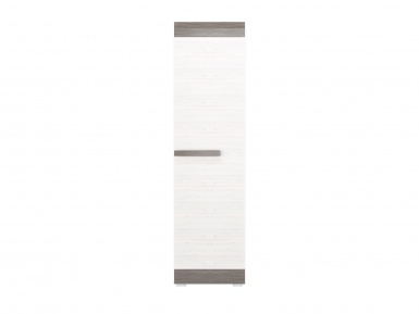 Design Plus Studio Kuchni & Salon Meblowy | BLANCO 19 sosna śnieżna/MDF new grey - szafa | 
