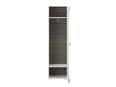 Design Plus Studio Kuchni & Salon Meblowy | BLANCO 19 sosna śnieżna/MDF new grey - szafa | 