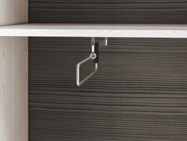 Design Plus Studio Kuchni & Salon Meblowy | BLANCO 19 sosna śnieżna/MDF new grey - szafa | 