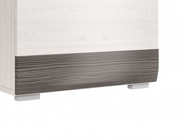 Design Plus Studio Kuchni & Salon Meblowy | BLANCO 19 sosna śnieżna/MDF new grey - szafa | 