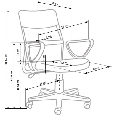 Design Plus Studio Kuchni & Salon Meblowy | TIMMY fotel młodzieżowy różowy | 2010001159261