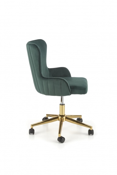 Design Plus Studio Kuchni & Salon Meblowy | TIMOTEO fotel gabinetowy ciemny zielony (1p1szt) | 2010001195276