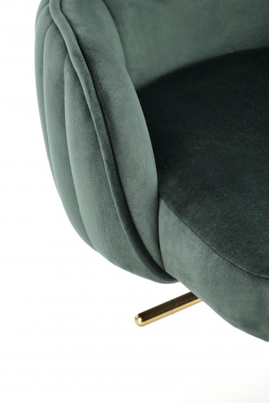 Design Plus Studio Kuchni & Salon Meblowy | TIMOTEO fotel gabinetowy ciemny zielony (1p1szt) | 2010001195276