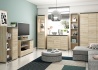 Design Plus Studio Kuchni & Salon Meblowy | Avo 06 sonoma jasna - regał | 