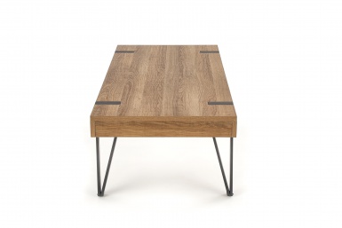 Design Plus Studio Kuchni & Salon Meblowy | TULUZA ława orzech miodowy / czarny (1p1szt) | 2010001172659