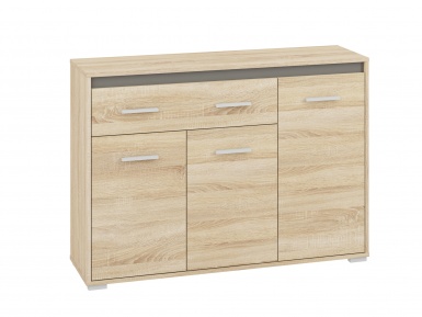 Design Plus Studio Kuchni & Salon Meblowy | Avo 13 sonoma jasna - komoda | 
