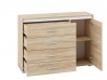 Design Plus Studio Kuchni & Salon Meblowy | Avo 12 sonoma jasna - komoda | 