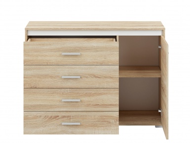 Design Plus Studio Kuchni & Salon Meblowy | Avo 12 sonoma jasna - komoda | 