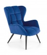 Design Plus Studio Kuchni & Salon Meblowy | TYRION fotel wypoczynkowy granatowy | 2010001189763