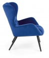 Design Plus Studio Kuchni & Salon Meblowy | TYRION fotel wypoczynkowy granatowy | 2010001189763
