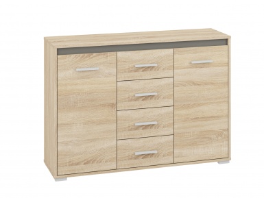 Design Plus Studio Kuchni & Salon Meblowy | Avo 14 sonoma jasna - komoda | 