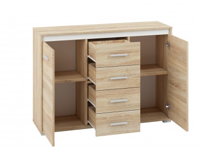 Design Plus Studio Kuchni & Salon Meblowy | Avo 14 sonoma jasna - komoda | 