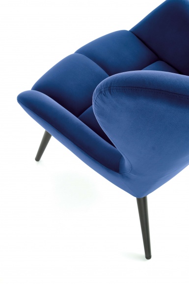 Design Plus Studio Kuchni & Salon Meblowy | TYRION fotel wypoczynkowy granatowy | 2010001189763