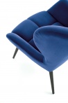 Design Plus Studio Kuchni & Salon Meblowy | TYRION fotel wypoczynkowy granatowy | 2010001189763
